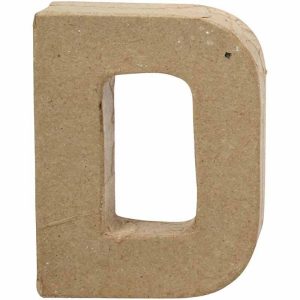 Bogstav, H: 10 cm, D, 1 stk.