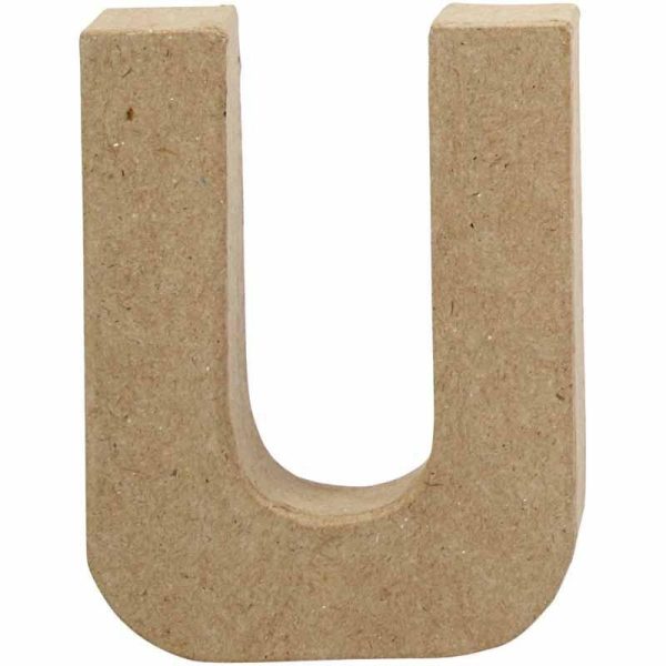 Bogstav, H: 10 cm, U, 1 stk.